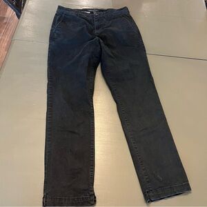 Aeropostale Black Straight-Leg Pants size 30/30